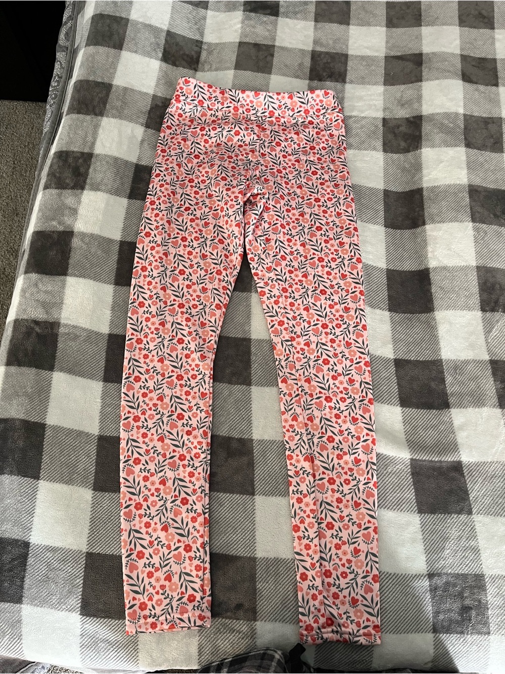Serra Pink Floral Leggings